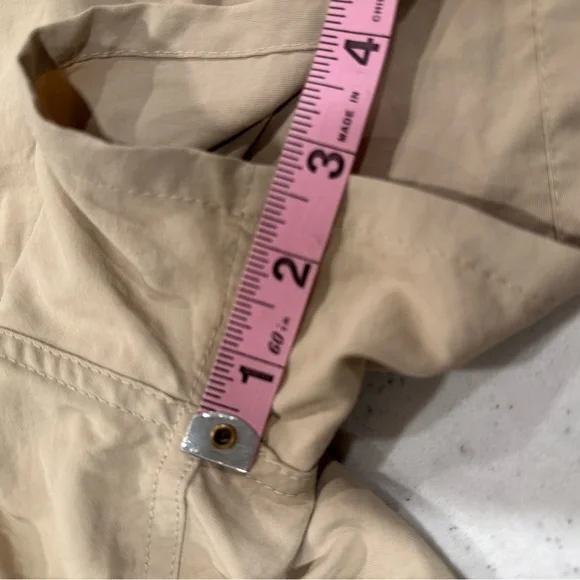 Patagonia Women's M  2.5" Barely Baggies Nylon Shorts Oar Tan Pockets Recycled - Picture 13 of 13